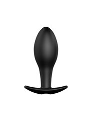 Анальная пробка Pretty Bottom Pretty Love Silicone Anal Plug, черная цена и информация | Анальные игрушки | kaup24.ee