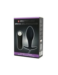 Анальная пробка Pretty Bottom Pretty Love Silicone Anal Plug, черная цена и информация | Анальные игрушки | kaup24.ee