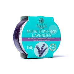 Мыло-губка, Saules Fabrika Lavender 150г. цена и информация | Принадлежности для уборки | kaup24.ee