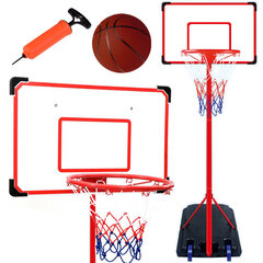 Баскетбольная стойка с щитом и надувным мячом цена и информация | Игры на открытом воздухе | kaup24.ee