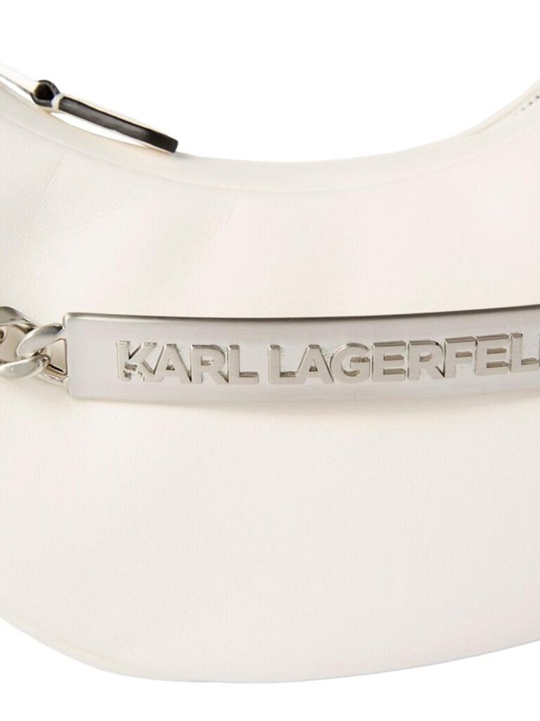 Käekott naistele Karl Lagerfeld K/ID Half-Moon White 545010797 hind ja info | Naiste käekotid | kaup24.ee