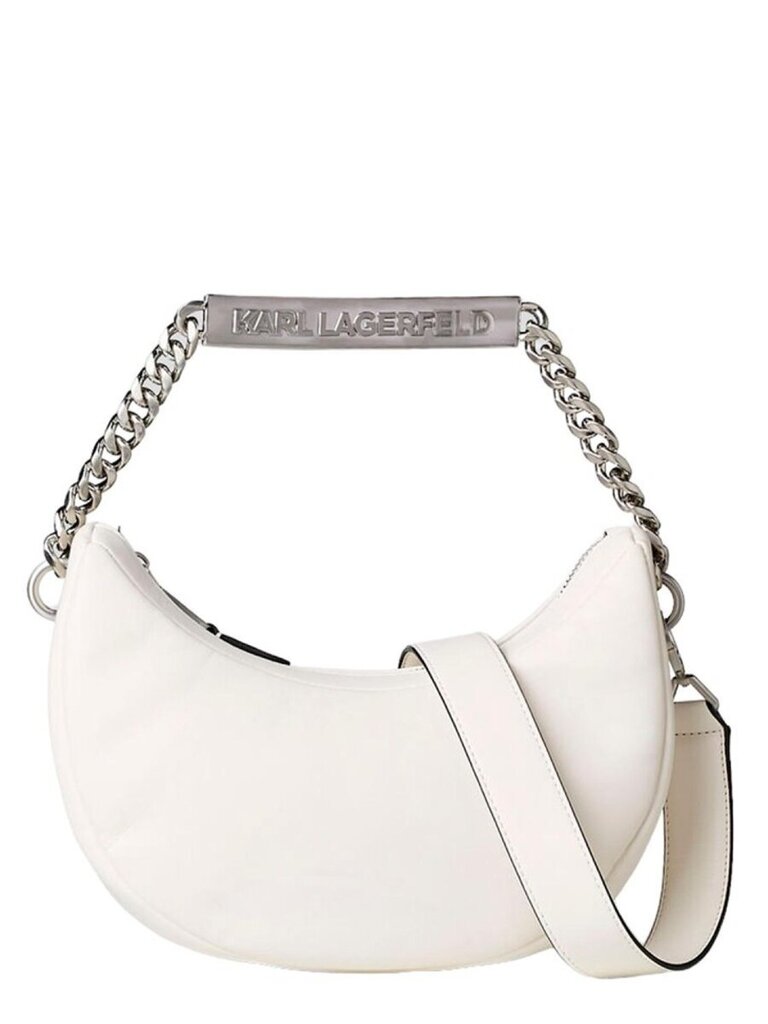 Käekott naistele Karl Lagerfeld K/ID Half-Moon White 545010797 hind ja info | Naiste käekotid | kaup24.ee