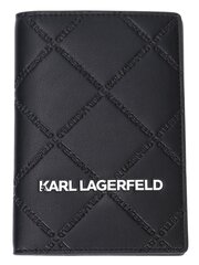 Passi kaas Karl Lagerfeld K/skuare Reljeefne Must 231W3208 545010803 hind ja info | Naiste rahakotid | kaup24.ee