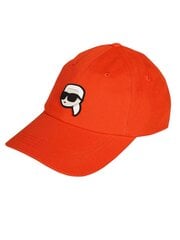 Nokamüts Karl Lagerfeld K/ikonik 2.0 Tangerine 231W3401 545010793 hind ja info | Naiste mütsid ja peapaelad | kaup24.ee