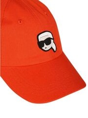 Бейсболка Karl Lagerfeld K/ikonik 2.0 Tangerine цена и информация | Женские шапки | kaup24.ee