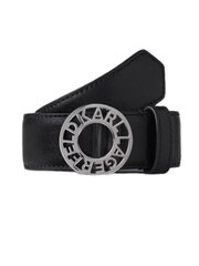 Vöö naistele Karl Lagerfeld K/Disk LG Leather Black 545010801 hind ja info | Naiste vööd | kaup24.ee