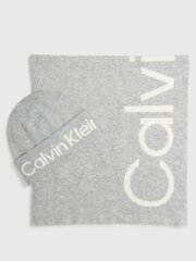 Комплект CALVIN KLEIN Reverso Tonal 	Mid Grey Heather K60K611332P4A 545010456 цена и информация | Воротник из шерсти мерино/ шарф серый InAvati AC010195-1 | kaup24.ee