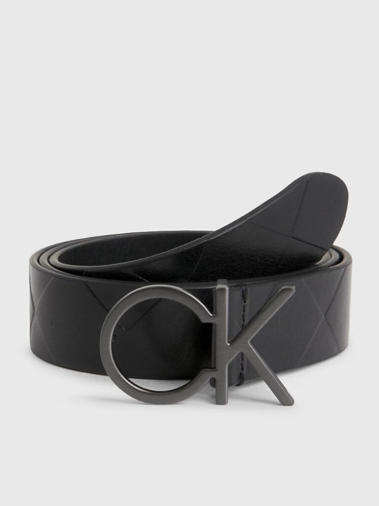 Vöö naistele Calvin Klein Re-Lock Quilt Belt Ck must 545010399 цена и информация | Naiste vööd | kaup24.ee