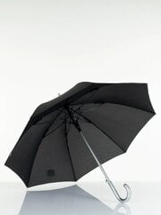 Vihmavarju Lasessor automaatne pikk must 545002486 hind ja info | Naiste vihmavarjud | kaup24.ee