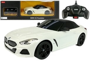 Puldiga auto BMW Z4 Roadster 1:18 - Rastar, valge hind ja info | Poiste mänguasjad | kaup24.ee