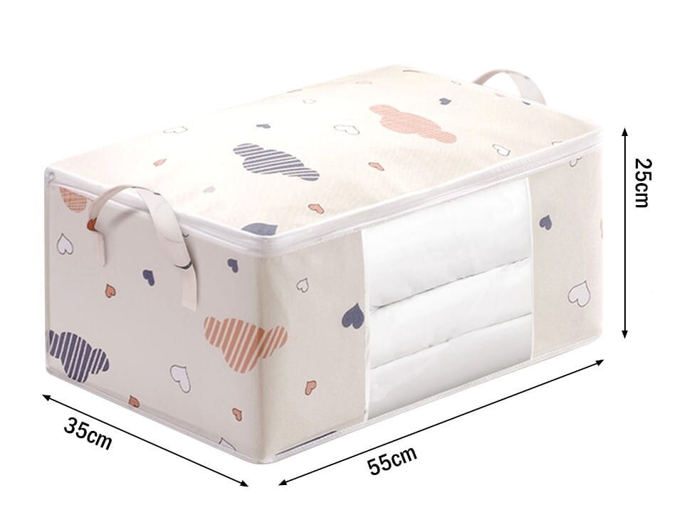 Hoiukotid 2 tk, 55x35x25 cm hind ja info | Riidepuud ja -kotid | kaup24.ee