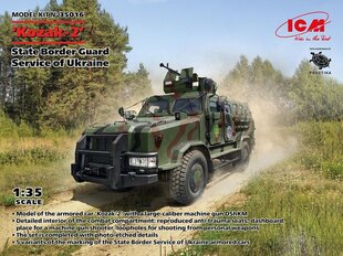 Liimitav mudel ICM 35016 State Border Guard Service of Ukraine Kozak-2 1/35 цена и информация | Склеиваемые модели | kaup24.ee