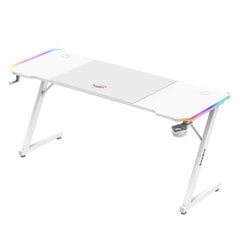 Игровой стол Huzaro Hero 4.8 RGB White, белый цена и информация | Компьютерные, письменные столы | kaup24.ee