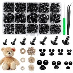 Kinnitatud ninad ja silmad mänguasjade valmistamiseks, 400 e. hind ja info | Õmblustarvikud | kaup24.ee