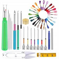 Tikkimiskomplekt Craftec Punch Needle, 44 el. hind ja info | Tikkimistarvikud | kaup24.ee