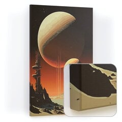 Magnetiline pilt CANVASboards 90x60 cm - Kolm planeeti hind ja info | Seinapildid | kaup24.ee