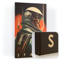 Magnetpilt CANVASboards 90x60 cm - Segaduses kosmonaut hind ja info | Seinapildid | kaup24.ee