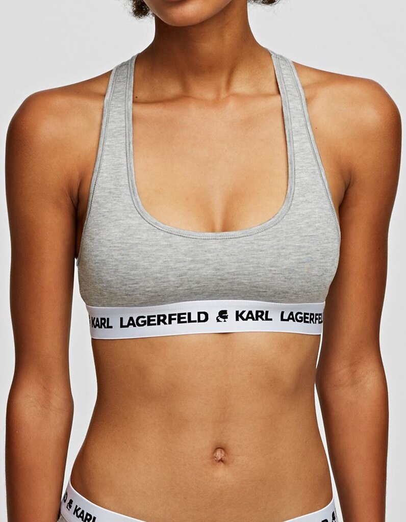 Karl Lagerfeld rinnahoidja naistele 545003390, hall цена и информация | Rinnahoidjad | kaup24.ee