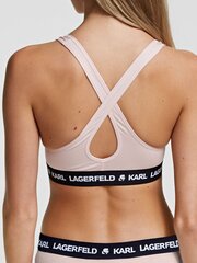 Karl Lagerfeld rinnahoidja naistele polsterdatud 245656962, roosa цена и информация | Бюстгальтеры | kaup24.ee