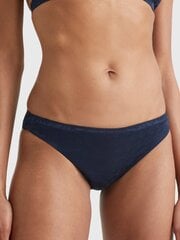 Трусы Tommy Hilfiger TH Monogram Jacquard Satin Bikini Desert Sky цена и информация | Трусики | kaup24.ee