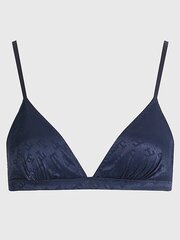 Бюстгальтер Tommy Hilfiger Unlined Triangle Th Monogram Jacquard Desert Sky цена и информация | Спортивные бюстгальтеры | kaup24.ee