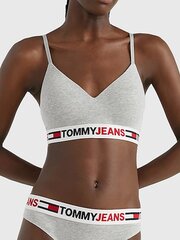 Бюстгальтер Tommy Hilfiger Padded Wireless Lift Light Grey Heather цена и информация | Спортивные бюстгальтеры | kaup24.ee