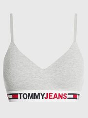 Бюстгальтер Tommy Hilfiger Padded Wireless Lift Light Grey Heather цена и информация | Спортивные бюстгальтеры | kaup24.ee