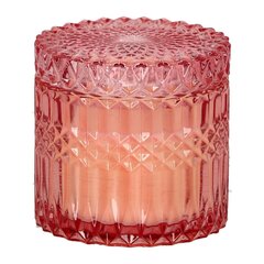 Küünal klaasist 10.5cm, roosa цена и информация | Подсвечники, свечи | kaup24.ee