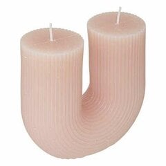 Демисезонная свеча 2 фитиля розовая цена и информация | Подсвечники, свечи | kaup24.ee
