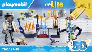 71450 PLAYMOBIL® City Life, Teadlane robotitega цена и информация | Конструкторы и кубики | kaup24.ee