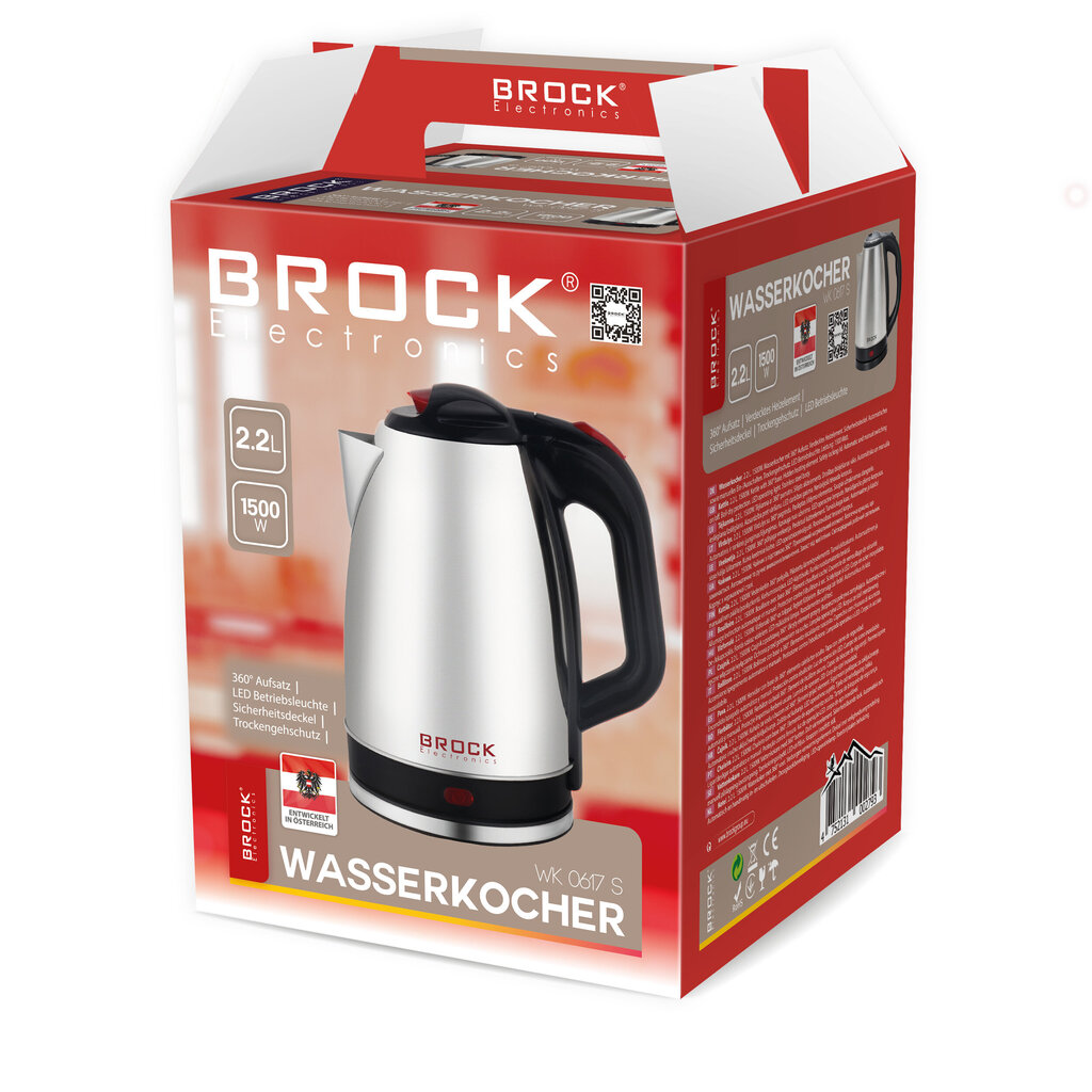 Brock Electronics WK 0617 S hind ja info | Veekeetjad | kaup24.ee