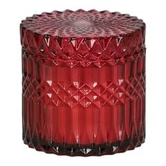 Küünal klaasist 10.5cm, punane hind ja info | Küünlad, küünlajalad | kaup24.ee