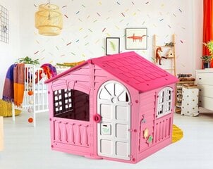 Laste mängumaja Fluxar home 5022, roosa, 140 cm x 111 cm x 115 cm hind ja info | Mänguväljakud, mängumajad | kaup24.ee