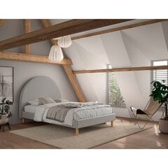 Кровать Aatrium Moon 140х200 см, серый цвет цена и информация | Кровати | kaup24.ee