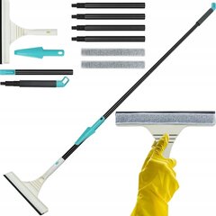 Щетка 2в1 для мытья окон, 160 см цена и информация | Тазик с ручками круглый 9л, серый | kaup24.ee