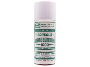 Mr.Hobby - Aqueous White Surfacer 1000 грунтовка 170 мл, B-612 цена и информация | Принадлежности для рисования, лепки | kaup24.ee