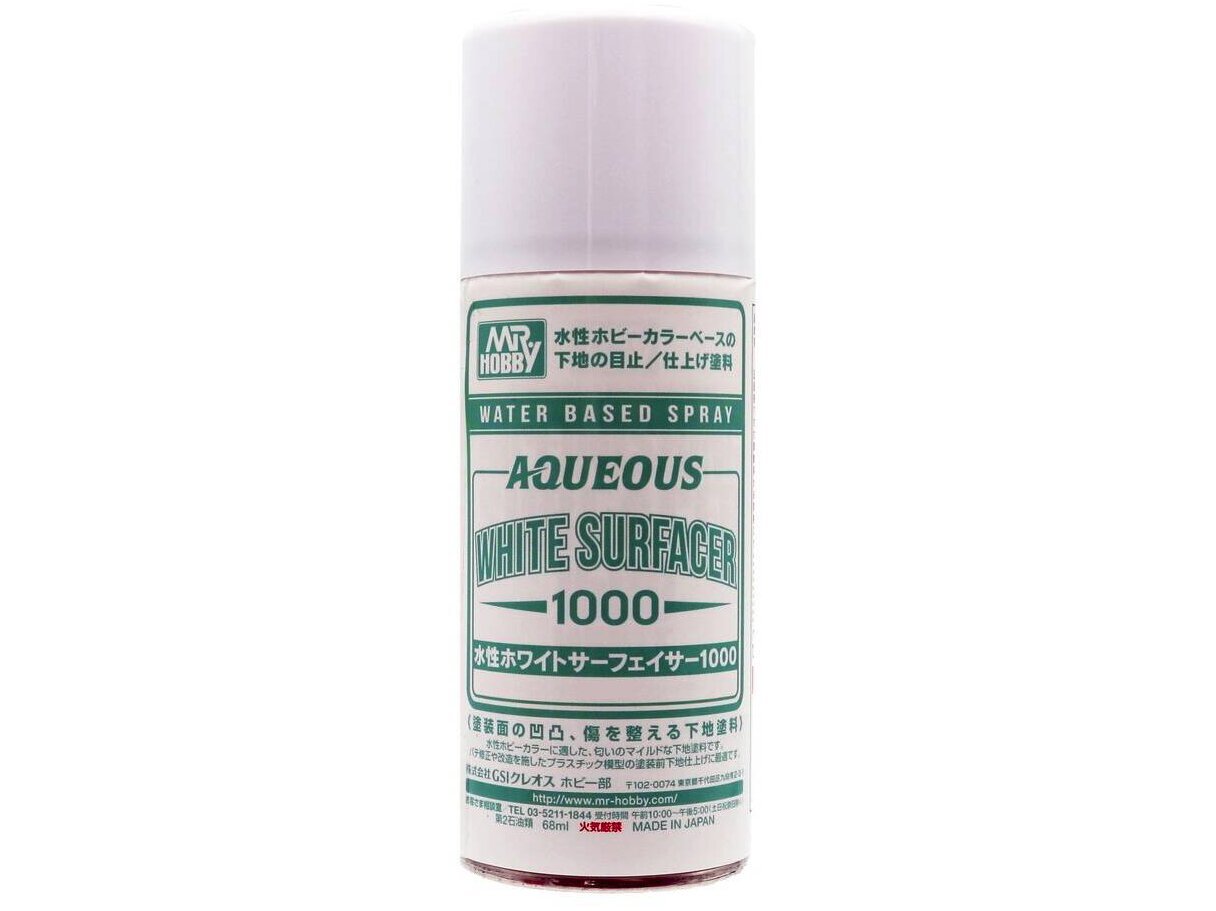 Kruntvärv Mr.Hobby Aqueous White Surfacer 1000, 170 ml цена и информация | Kunstitarbed, voolimise tarvikud | kaup24.ee