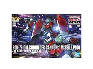 Mudel Bandai - HG The Origin MSD MSD RGM-79 GM (Shoulder Cannon / Missile Pod), 1/144 hind ja info | Klotsid ja konstruktorid | kaup24.ee