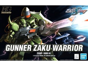 Mudel Bandai - HGGS ZGMF-1000/A1 Gunner ZAKU Warrior, 1/144, 57919 hind ja info | Klotsid ja konstruktorid | kaup24.ee