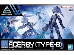 Mudel Bandai - 30MM EXM-H15B Acerby (Type-B), 1/144, 65715 цена и информация | Конструкторы и кубики | kaup24.ee