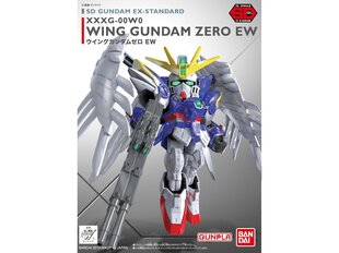  Сборная модель Gunpla. Bandai - SD EX-Standard XXXG-00W0 Wing Gundam Zero EW, 65618 цена и информация | Конструкторы и кубики | kaup24.ee