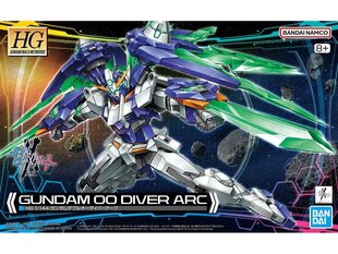  Сборная модель Gunpla. Bandai - HGBM Gundam 00 Diver Arc, 1/144, 65720 цена и информация | Конструкторы и кубики | kaup24.ee