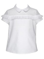 T-särk tüdrukutele Sly 520910393, valge hind ja info | Tüdrukute särgid | kaup24.ee