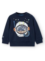 BOBOLI Fleece Sweatshirt Navy 520238129 цена и информация | Свитеры, жилетки, пиджаки для мальчиков | kaup24.ee