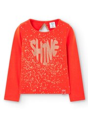Boboli T-särk tüdrukutele 520238321, oranž цена и информация | Рубашки для девочек | kaup24.ee