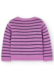 BOBOLI Stripes With Silver Stars Printed Mauve 520237770 цена и информация | Свитеры, жилетки, пиджаки для девочек | kaup24.ee