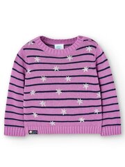 BOBOLI Stripes With Silver Stars Printed Mauve 520237770 цена и информация | Свитеры, жилетки, пиджаки для девочек | kaup24.ee