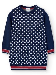 BOBOLI Knitwear Polka Dot Navy 520238386 цена и информация | Платья для девочек | kaup24.ee