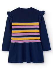 BOBOLI Knitted Ruffles On The Shoulders Navy 520237787 цена и информация | Платья для девочек | kaup24.ee