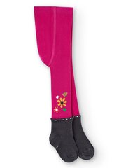 BOBOLI Sock Effect And A Flower Design Strawberry 520237747 цена и информация | Носки, колготки для девочек | kaup24.ee
